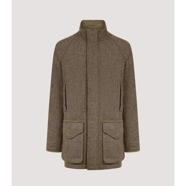 PURDEY LIGHTWEIGHT TWEED FIELDCOAT, ACORN
