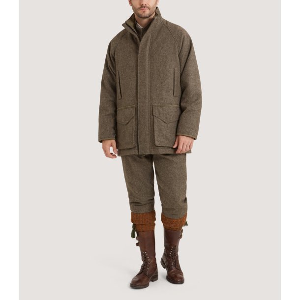 PURDEY LIGHTWEIGHT TWEED FIELDCOAT, ACORN