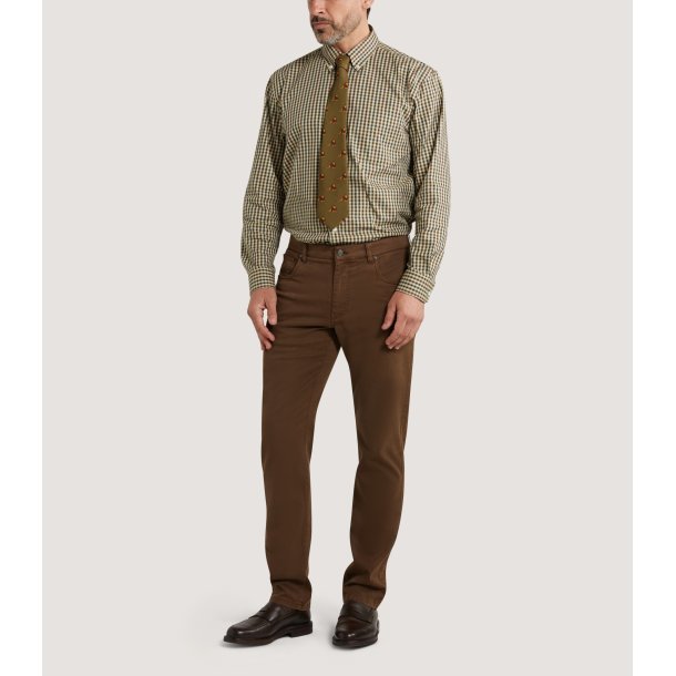 PURDEY FIVE POCKETS JEANS, WALNUT