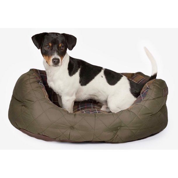 BARBOUR QUILTED DOG BED 24"