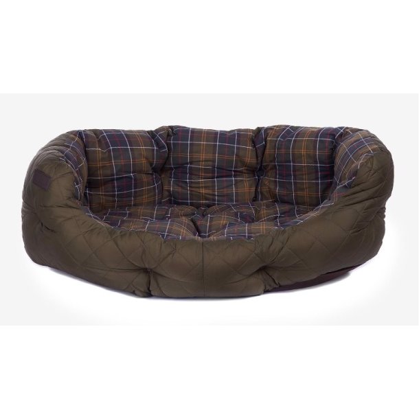 BARBOUR QUILTED DOG BED 35"