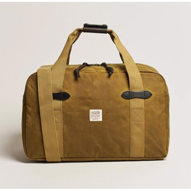 FILSON TIN CLOTH MEDIUM DUFFLEBAG, DARK TAN