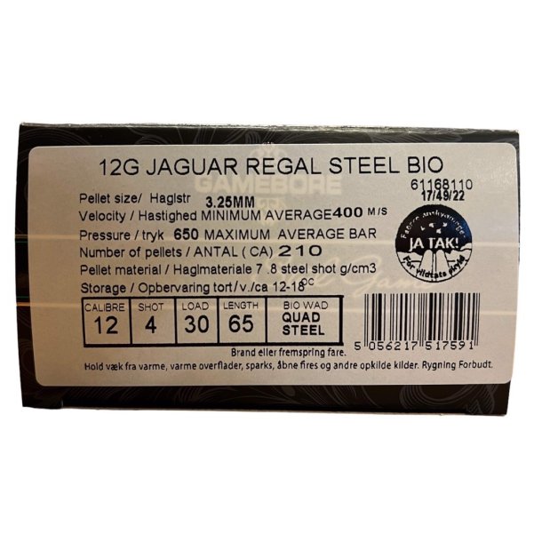 GAMEBORE REGAL 12/65 30G-4
