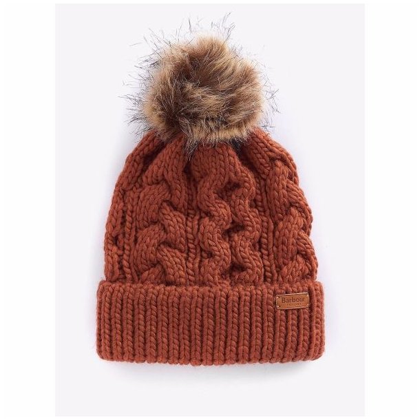 BARBOUR PENSHAW BEANIE - WARM GINGER