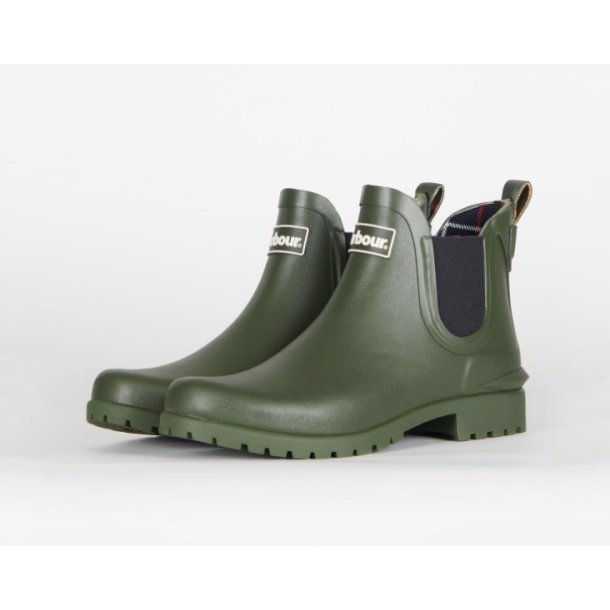 BARBOUR WILTON KORT GUMMISTVLE, OLIVE