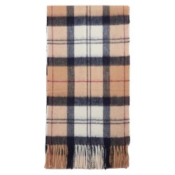 BARBOUR WOOL AND CASHMERE TARTAN SCARF