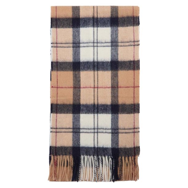 BARBOUR WOOL AND CASHMERE TARTAN SCARF