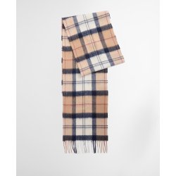 BARBOUR WOOL AND CASHMERE TARTAN SCARF