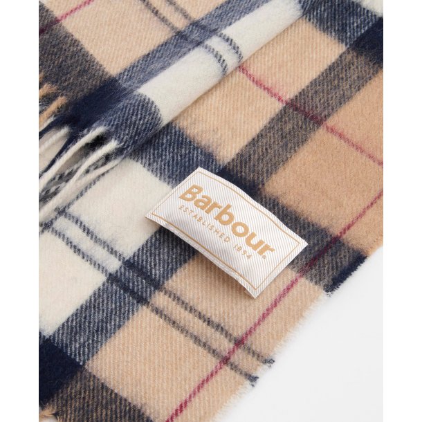 BARBOUR WOOL AND CASHMERE TARTAN SCARF