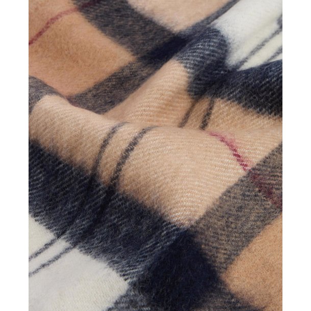 BARBOUR WOOL AND CASHMERE TARTAN SCARF