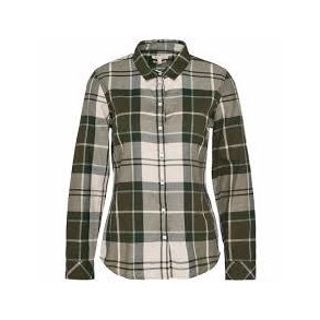 BARBOUR BREDON CHECK SKJORTE LODEN TARTAN