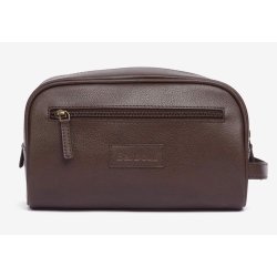 BARBOUR LEATHER WASHBAG