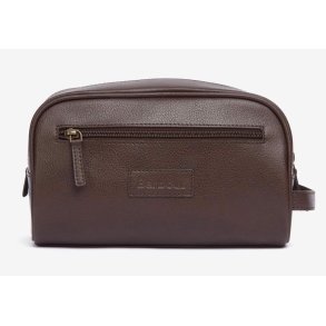 BARBOUR LEATHER WASHBAG