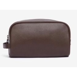 BARBOUR LEATHER WASHBAG