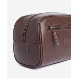 BARBOUR LEATHER WASHBAG