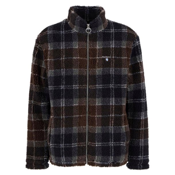 BARBOUR FLEECE ZIP THROUGH TARTAN