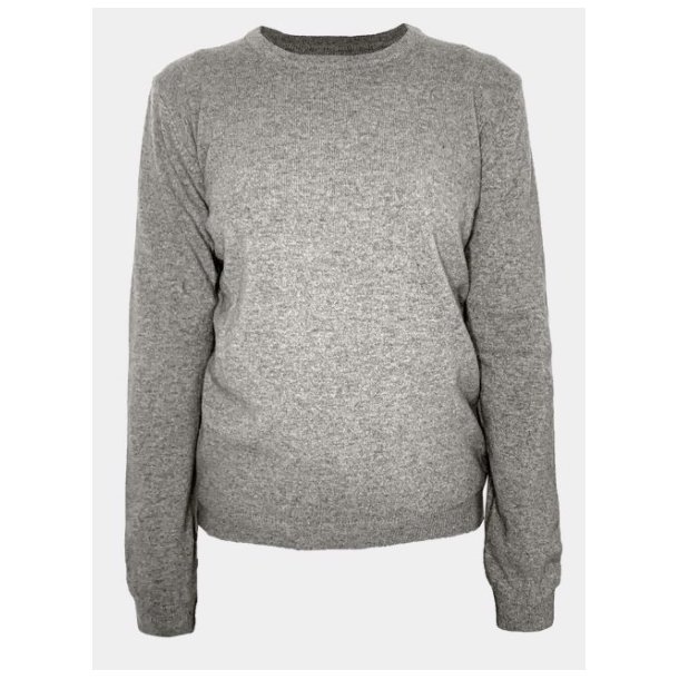A NEW STORY DAISY SWEATER CREW NECK, D.GREY