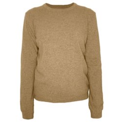 A NEW STORY DAISY SWEATER CREW NECK CAMEL