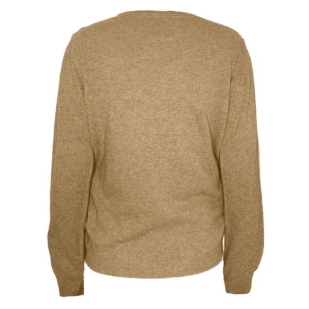 A NEW STORY DAISY SWEATER CREW NECK CAMEL