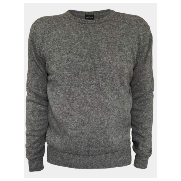 A NEW STORY OAK SWEATER, CREW NECK, D. GREY