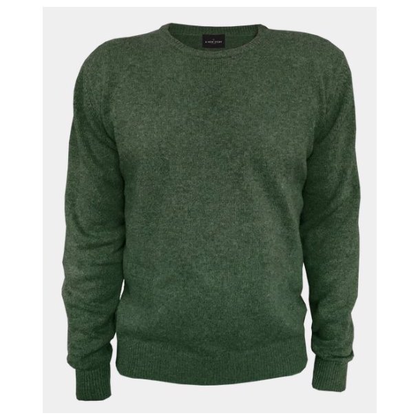 A NEW STORY OAK SWEATER CREW NECK, GR�N