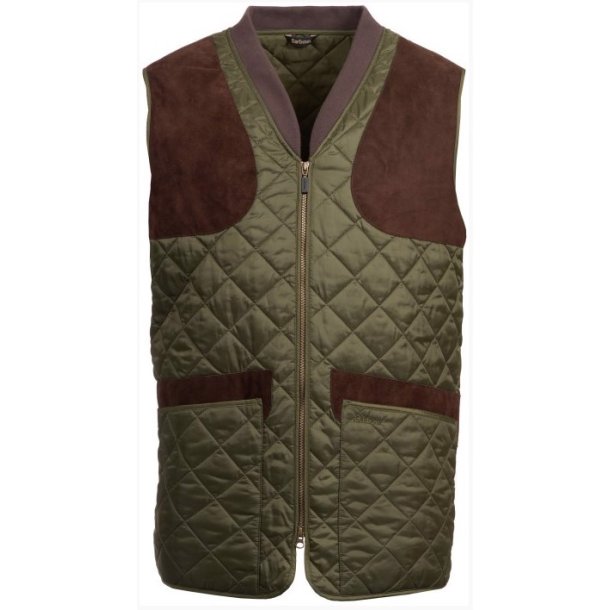BARBOUR KEEPERSWEARE GILET VEST, OLIVE