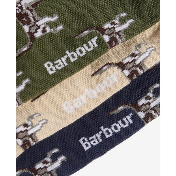 BARBOUR DOG POINTER STR�MPER 3 PACK