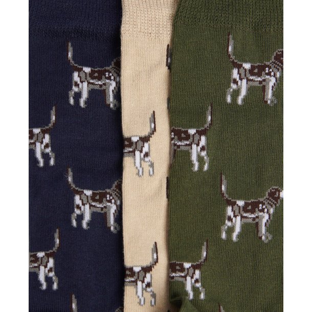 BARBOUR DOG POINTER STR�MPER 3 PACK