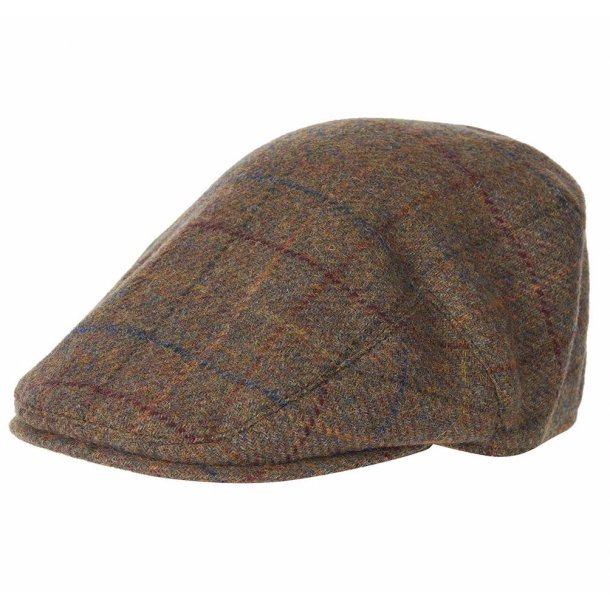 BARBOUR CRIEFF CAP, BROWN/RED/BROWN