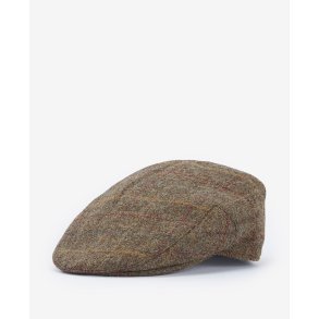 BARBOUR CRIEFF CAP, OLIVE / BLUE / RED