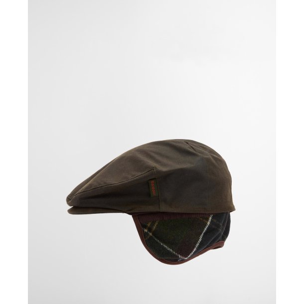 BARBOUR CHEVIOT WAX CAP, OLIVE