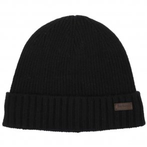 BARBOUR CARLTON BEANIE, BLACK