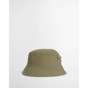 BARBOUR TRACKER SHOWERPROOF BUCKET HAT, OLIVE