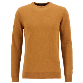 BARBOUR ESSENTIAL CREW NECK SWEATER, COPPER