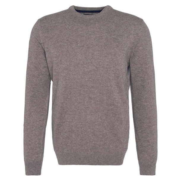 BARBOUR ESSENTIAL CREW NECK SWEATER, STONE