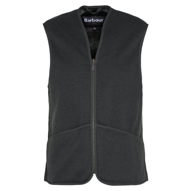 BARBOUR WARM PILE WAISTCOAT ZIP-IN LINER, SAGE