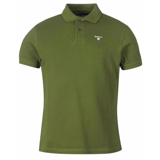 BARBOUR SPORTS POLO, RIFLE GREEN