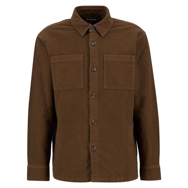 BARBOUR REGULAR MOLESKIN OVERSHIRT, SAND
