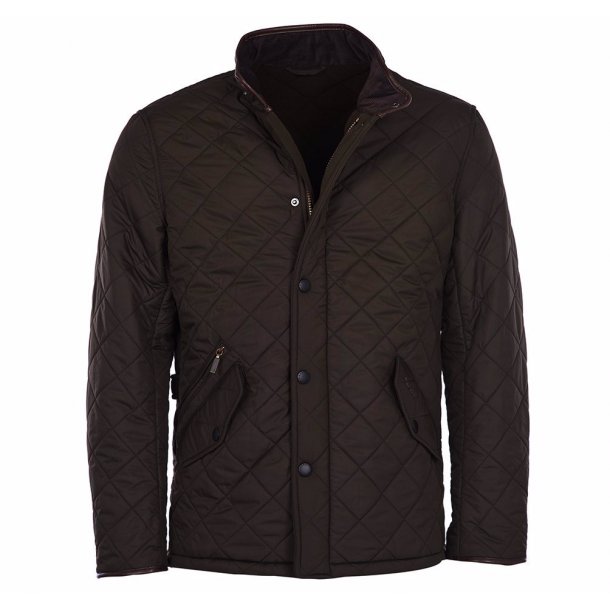 BARBOUR POWELL QUILT, OLIVE