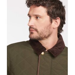 BARBOUR BURTON QUILT, GR�N
