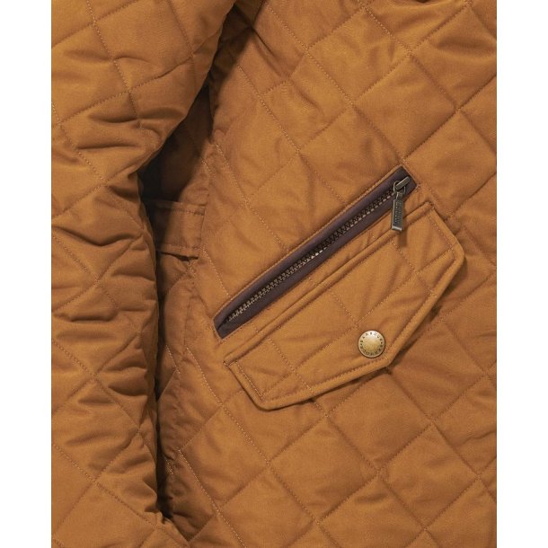 BARBOUR WATERPROOF SHOVELER QUILT, CLAY
