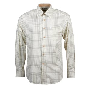 BARBOUR FIELD TATTERSAL CC, GREEN/BROWN