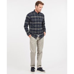 BARBOUR BETSOM TAILERED SHIRT. GR�-SORT