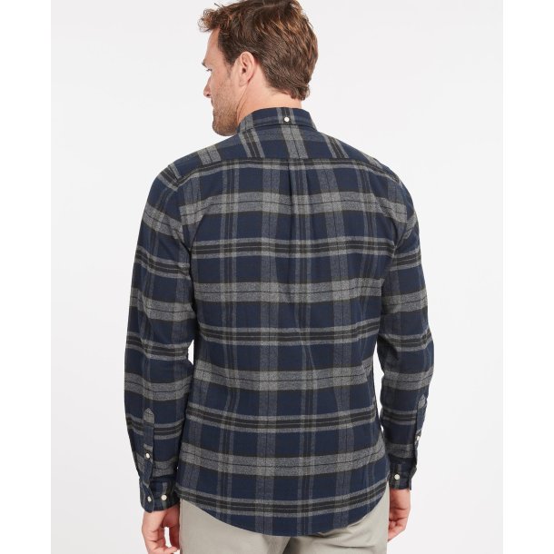 BARBOUR BETSOM TAILERED SHIRT. GR�-SORT