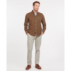 BARBOUR RAMSEY TAILORED SKJORTE, BROWN
