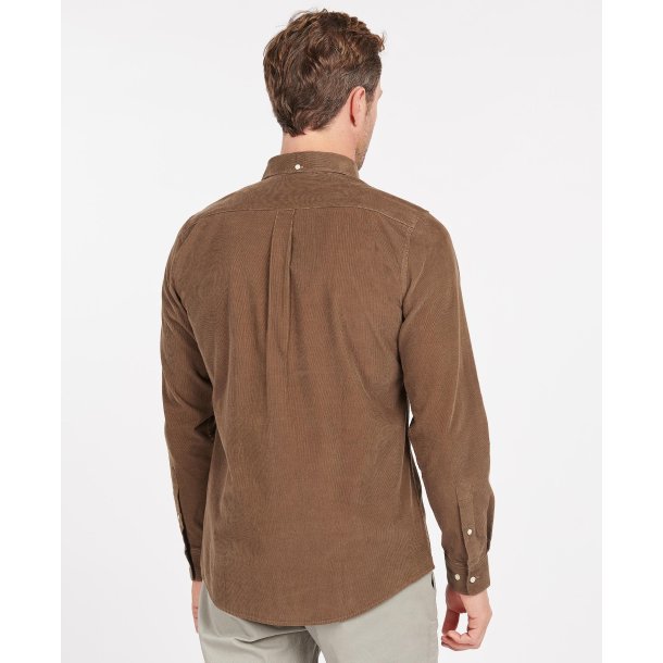 BARBOUR RAMSEY TAILORED SKJORTE, BROWN