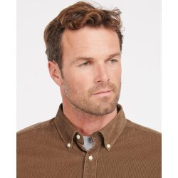 BARBOUR RAMSEY TAILORED SKJORTE, BROWN