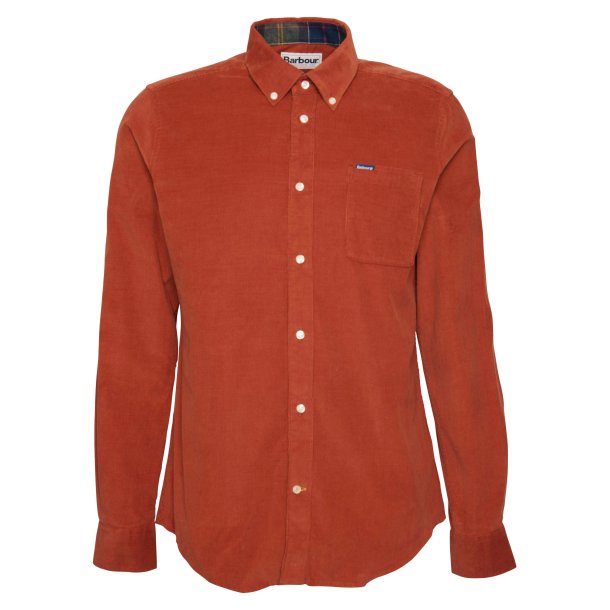 BARBOUR RAMSEY TAILORED SKJORTE, ORANGE