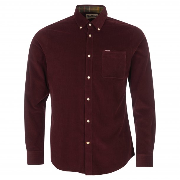 BARBOUR RAMSEY TAILORED SHIRT, WINTER RED