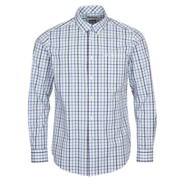BARBOUR ELDON TALORED SHIRT, GREEN